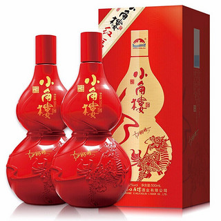 XIAOJIAOLOU 小角楼 红福禄 52%vol 浓香型白酒 500ml*6瓶 整箱装