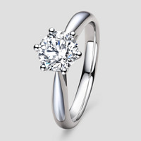 Darry Ring FOREVER系列 A02001 时尚Pt950铂金钻石戒指