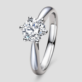 Darry Ring FOREVER系列 A02001 时尚Pt950铂金钻石戒指 15分 SI1 J