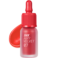 peripera 空气丝绒墨彩唇釉 #7心动西柚红 4g