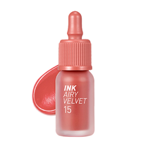 peripera 空气丝绒墨彩唇釉 #15软萌珊瑚粉 4g