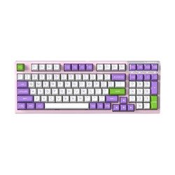 FL·ESPORTS 腹灵 FL980 98键 2.4G蓝牙 多模无线机械键盘 紫荆 凯华BOX蔷薇轴 RGB