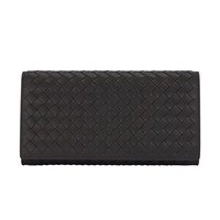 BOTTEGA VENETA 葆蝶家 男女款牛皮长款钱包 156819V4651