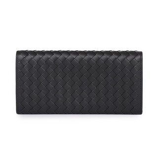 BOTTEGA VENETA 葆蝶家 男女款牛皮长款钱包 156819V46511000 黑色