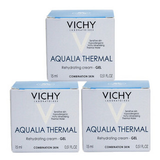 薇姿(VICHY)温泉矿物保湿系列 水活凝露15ml *3