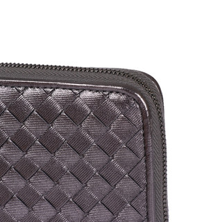 BOTTEGA VENETA 葆蝶家 男女款皮革长款钱包 355262V00411200 氧化银