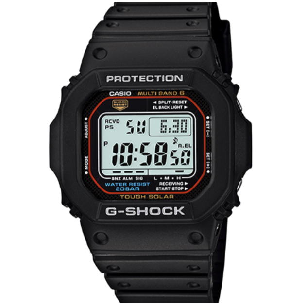 CASIO 卡西欧 G-SHOCK经典系列 43.2毫米太阳能电波腕表 GW-M5610-1