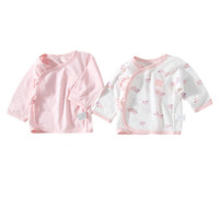 Tongtai 童泰 TS04J480 婴儿和服上衣 2件装 镂空款 粉色 73cm