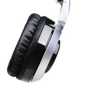 SOMiC 硕美科 G951 耳罩式头戴式动圈有线耳机 银黑色 USB口