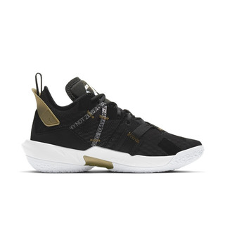 AIR JORDAN  Why Not Zer0.4 PF 男子篮球鞋 CQ4231-001 黑白金 45