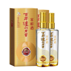 泸州老窖 窖龄60年 52%vol 浓香型白酒 500ml*2瓶 双支装