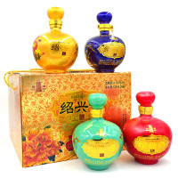 PLUS会员：塔牌 绍兴黄酒梅兰竹菊花雕酒 12度 728ml*4坛 礼盒装