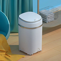AUX 奥克斯 洗衣机小型租房半自动迷你家用单桶婴儿内衣带甩洗脱一体机