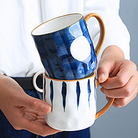 Yomerto 莜米特 青瑶日式马克杯陶瓷喝水杯子燕麦早餐杯可爱少女办公室家用咖啡杯