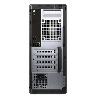 DELL 戴尔 OptiPlex 7090 MT 十代酷睿版 商务台式机 黑色 (酷睿i7-10700、GTX 1650 4G、128GB、1TB SSD+8TB HDD、风冷)