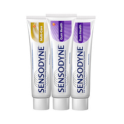 SENSODYNE 舒适达 牙膏套装 (多效护理100g+牙龈护理100g*2)