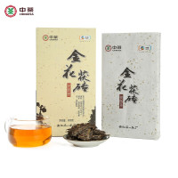 PLUS会员：Chinatea 中茶 安化黑茶金花茯砖  800g
