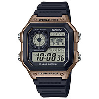 CASIO 卡西欧 AE-1200WHD-1A 男士手表