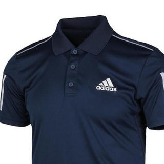 adidas 阿迪达斯 CLUB 3STR POLO 男子POLO衫 DU0850 深蓝色 XL