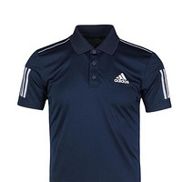 adidas 阿迪达斯 CLUB 3STR POLO 男子POLO衫 DU0850 深蓝色 XS