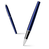 CROSS 高仕 Classic Century AT0085-112 拔帽式圆珠笔 蓝亮漆白夹 0.5mm 单支装