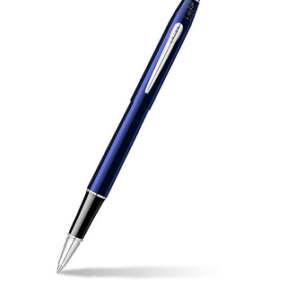 CROSS 高仕 Classic Century AT0085-112 拔帽式圆珠笔 蓝亮漆白夹  0.5mm 单支装