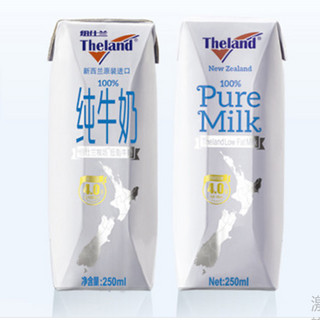 Theland 纽仕兰 4.0g 低脂牛奶 250ml*24盒