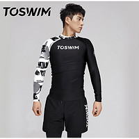 TOSWIM 拓胜 TS04810166004 男士分体式冲浪服套装