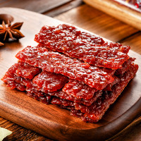 PLUS会员：宏香记 枕式长条猪肉脯 182g