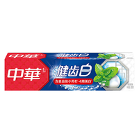 中华牙膏 健齿白牙膏 清新口气 薄荷 200g 1支