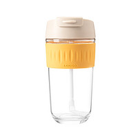 MINISO 名创优品 单层玻璃杯 500ml 雏菊黄