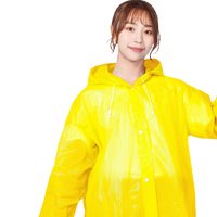 LYCEEM 蓝橙 YY-016 雨衣 黄色 均码