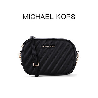 MICHAEL KORS 迈克·科尔斯 奢侈品 MK女包 ROSE系列黑色单肩斜跨包 35S1GXOC1U BLACK