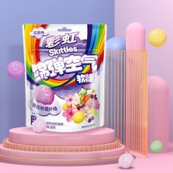 skittles彩虹糖绵弹空气软糖36g2包