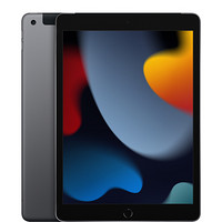 Apple 苹果 iPad 9 2021款 10.2英寸 平板电脑（2160*1620dpi、A13、256GB、Cellular版、深空灰、MK633CH/A）