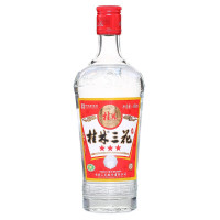 有券的上：桂林三花 三星 52%vol 米香型白酒 480ml 单瓶装