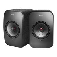 KEF LSX 2.0声道 家居 Hi-Fi无线蓝牙音箱 神秘黑