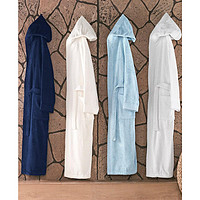 Hooded Turkish Cotton Bathrobe