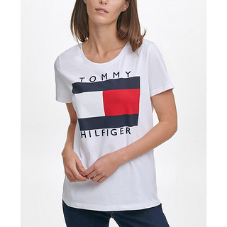 TOMMY HILFIGER 汤米·希尔费格 女士圆领短袖T恤