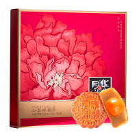 PLUS会员：Huamei 华美 心意祝福月饼礼盒  620g