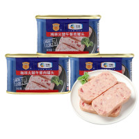 有券的上：MALING 梅林 火腿午餐肉罐头 198g *3罐