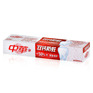 中华牙膏 双钙防蛀牙膏 缤纷鲜果 140g*4