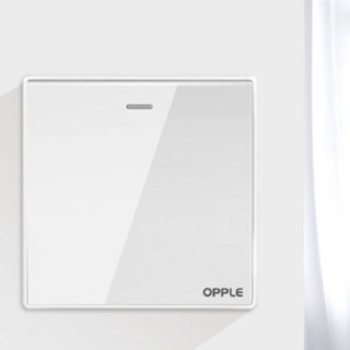 OPPLE 欧普照明 DS-K051011A 开关面板 一开单控 白色