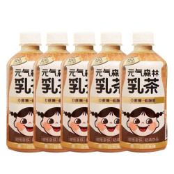 元气森林 咖啡乳茶 450ml*5瓶（有效期至2021年11月20日）