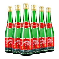 西凤酒 55度 绿瓶高脖凤香型白酒 500ml*6瓶装
