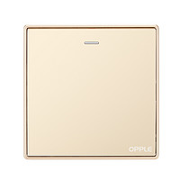 OPPLE 欧普照明 DS-K051014A 开关面板 一开多控 金色