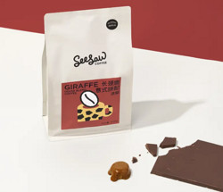 SeeSaw 长颈鹿 重度烘焙 意式拼配咖啡豆 1KG