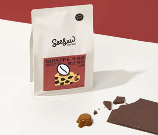 88VIP：SeeSaw 长颈鹿 重度烘焙 意式拼配咖啡豆 500g