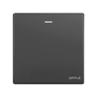 OPPLE 欧普照明 DS-K051014A 开关面板 一开多控 哑黑色