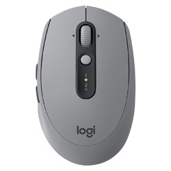 logitech 罗技 Logitech）M590轻音鼠标 无线蓝牙鼠标 办公鼠标 对称鼠标 带优联接收器 砂岩灰